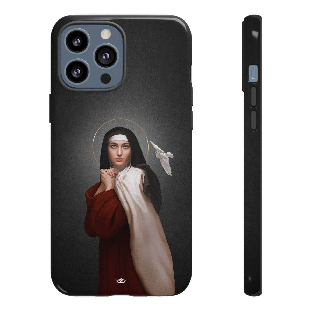 St. Teresa of Avila Hard Phone Case (Dark) Copyright VENXARA