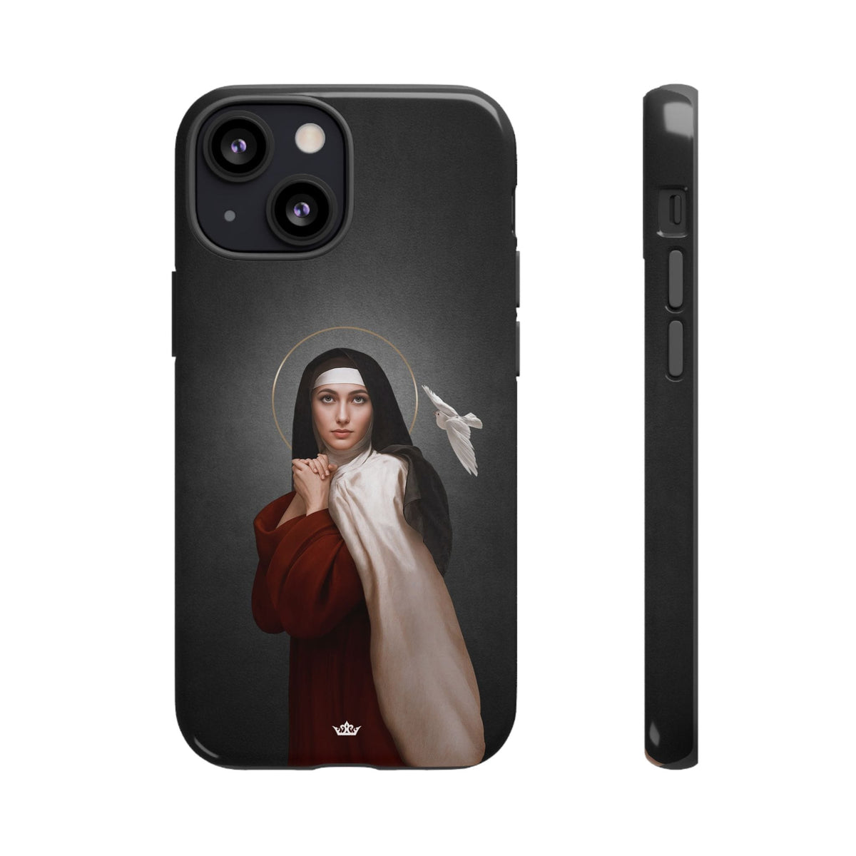 St. Teresa of Avila Hard Phone Case (Dark) Copyright VENXARA