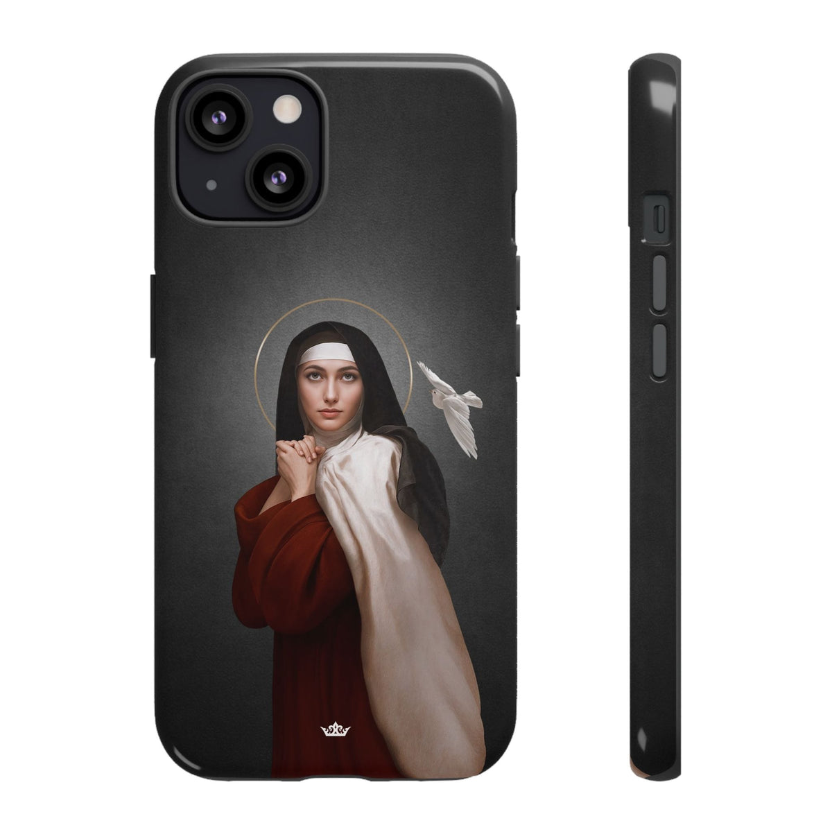 St. Teresa of Avila Hard Phone Case (Dark) Copyright VENXARA