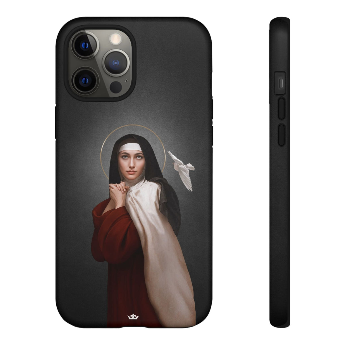 St. Teresa of Avila Hard Phone Case (Dark) Copyright VENXARA