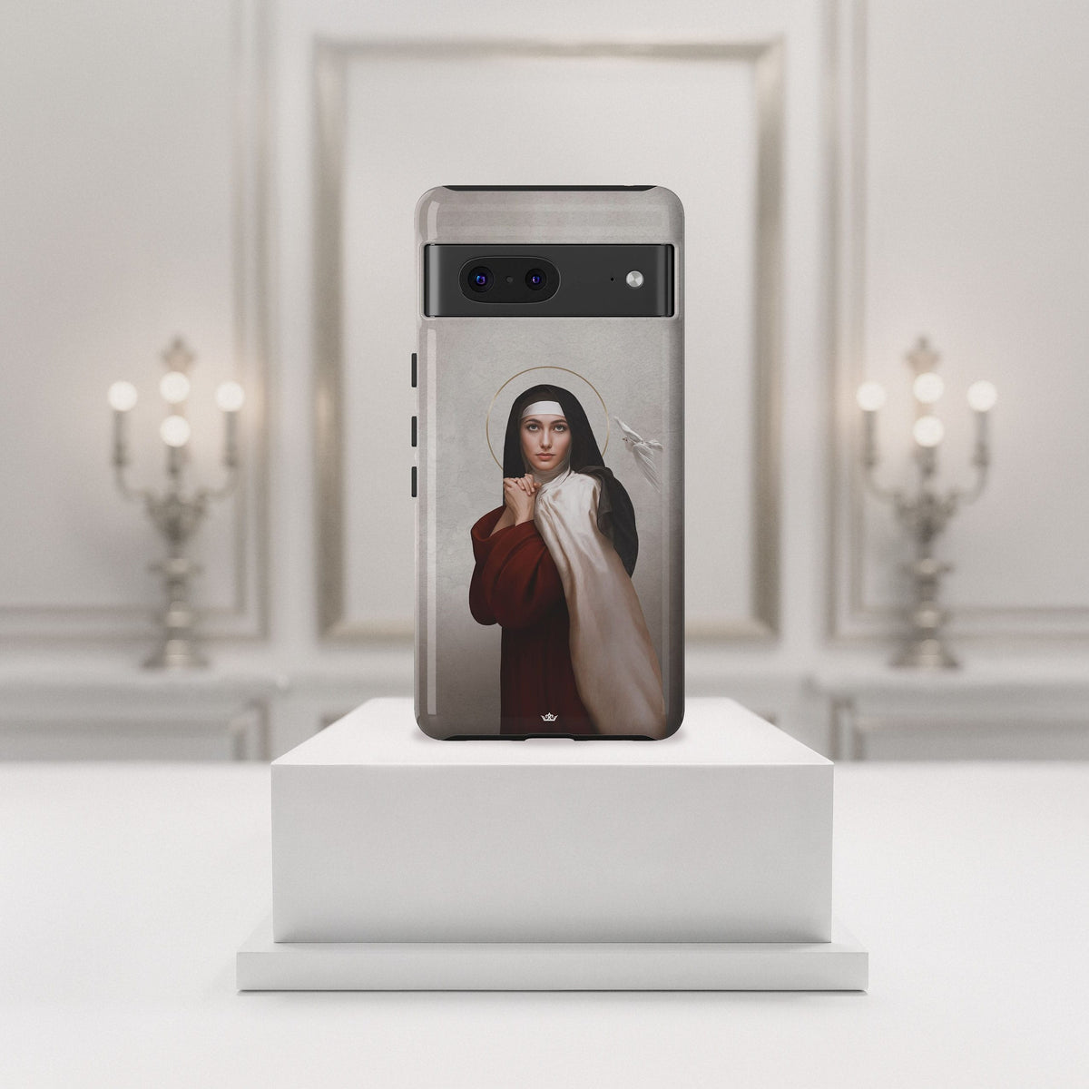 St. Teresa of Avila Hard Phone Case (Light) Copyright VENXARA