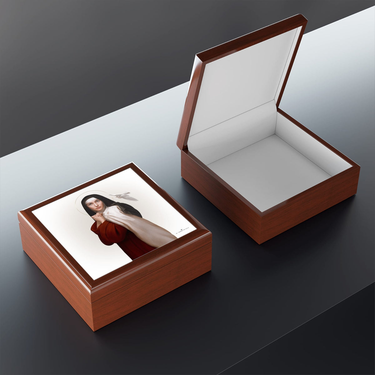 St. Teresa of Avila Keepsake Box Copyright VENXARA