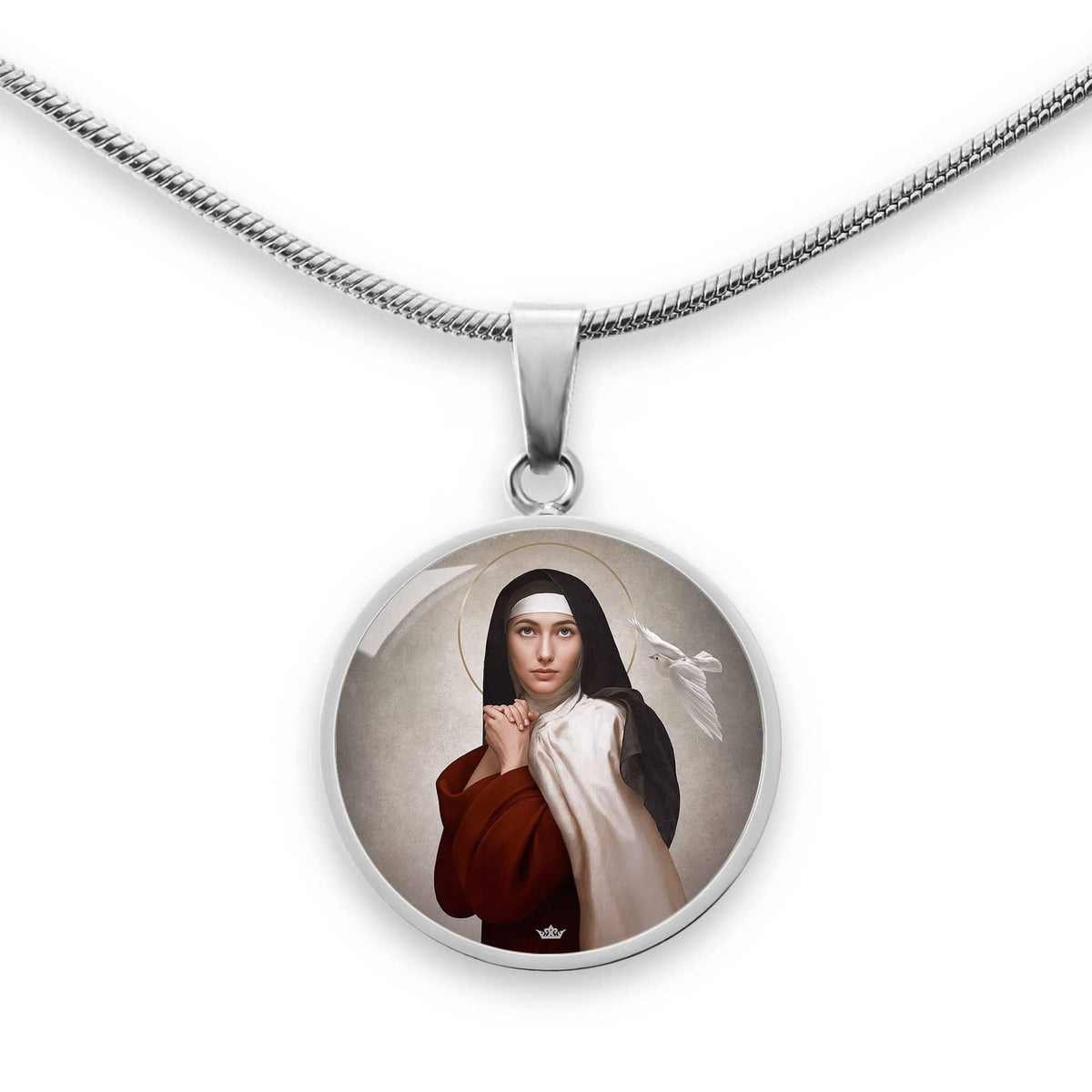 St. Teresa of Avila Pendant Necklace Copyright VENXARA
