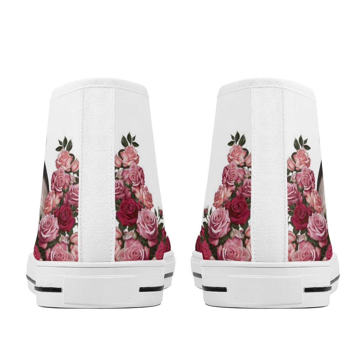 St. Therese of Lisieux Comfort Canvas High Top Shoes (White) - VENXARA®