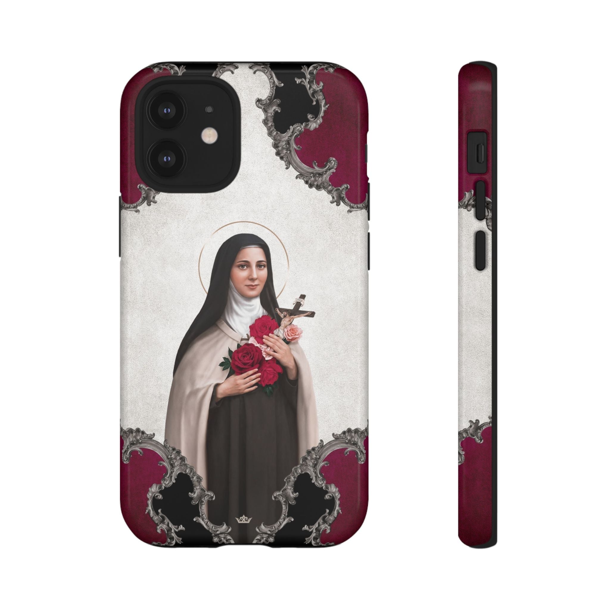St. Therese of Lisieux Hard Phone Case (Baroque) - Venxara