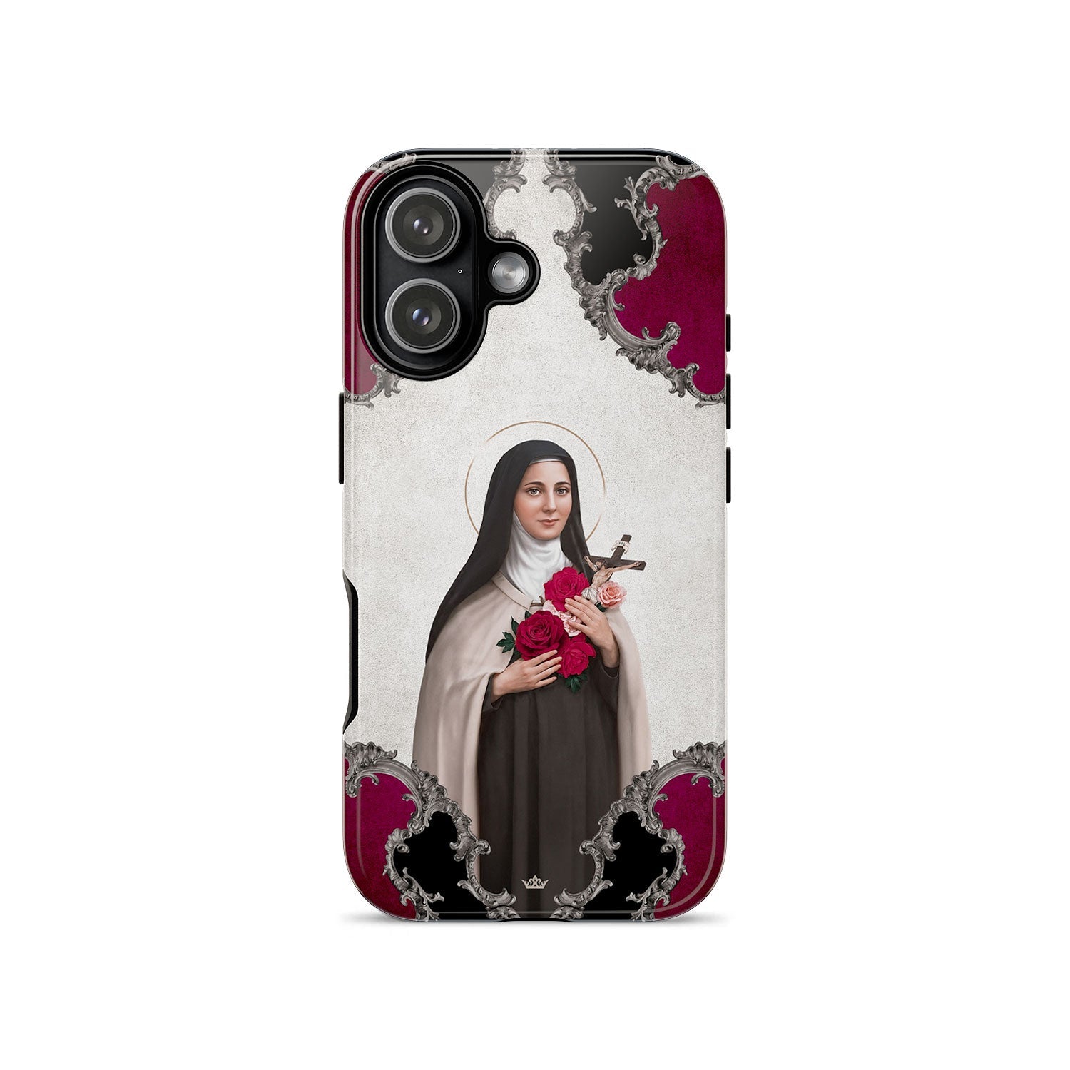 St. Therese of Lisieux Hard Phone Case (Baroque) - VENXARA