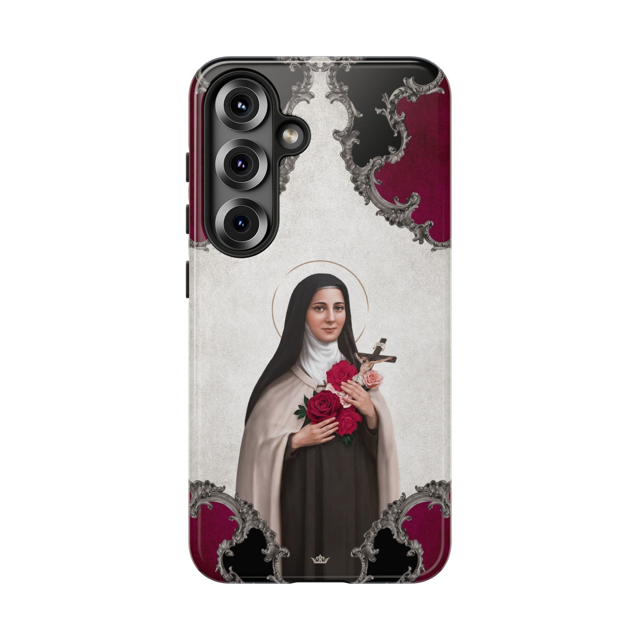 St. Therese of Lisieux Hard Phone Case (Baroque) - Venxara