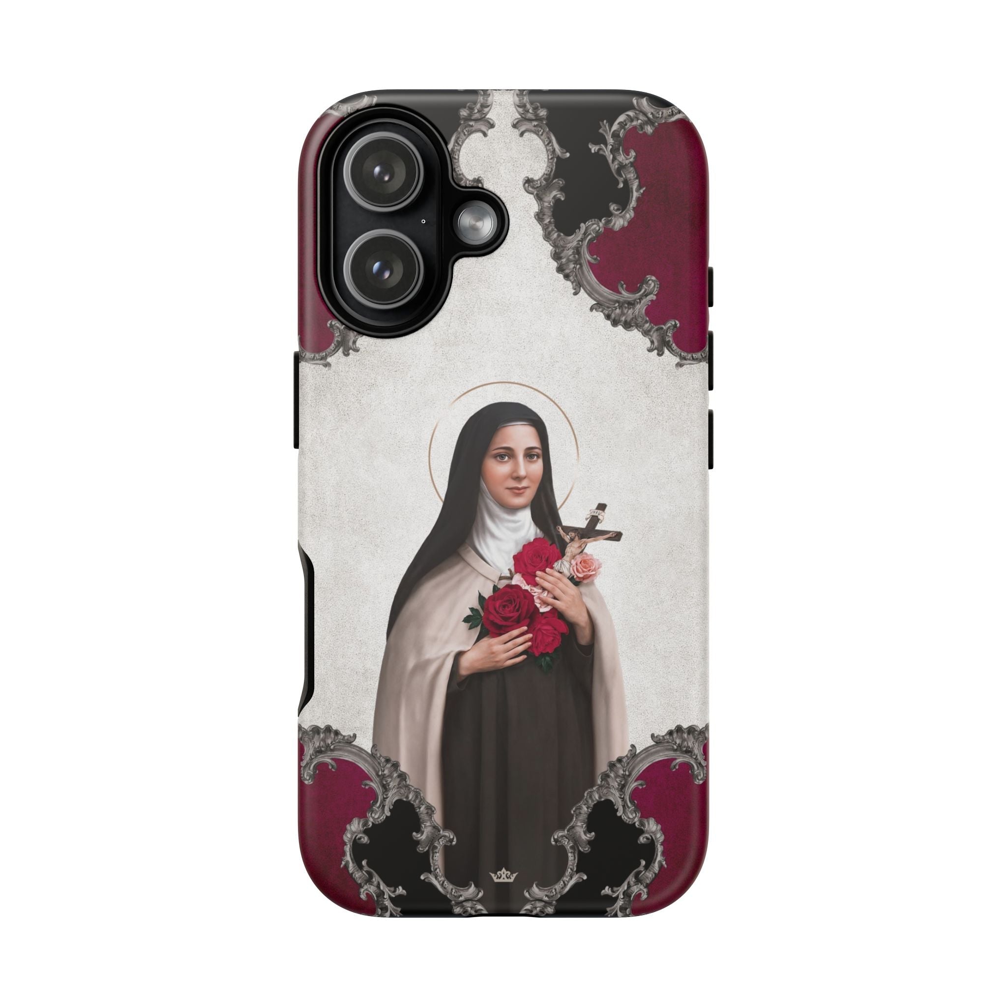 St. Therese of Lisieux Hard Phone Case (Baroque) - Venxara