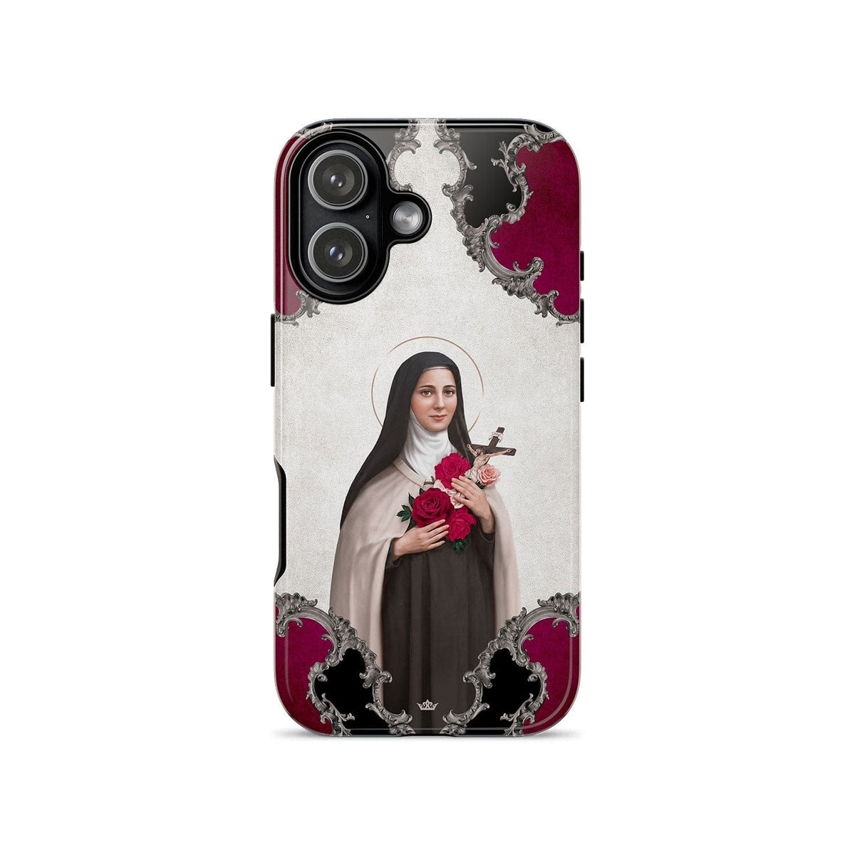 St. Therese of Lisieux Hard Phone Case (Baroque) Copyright VENXARA