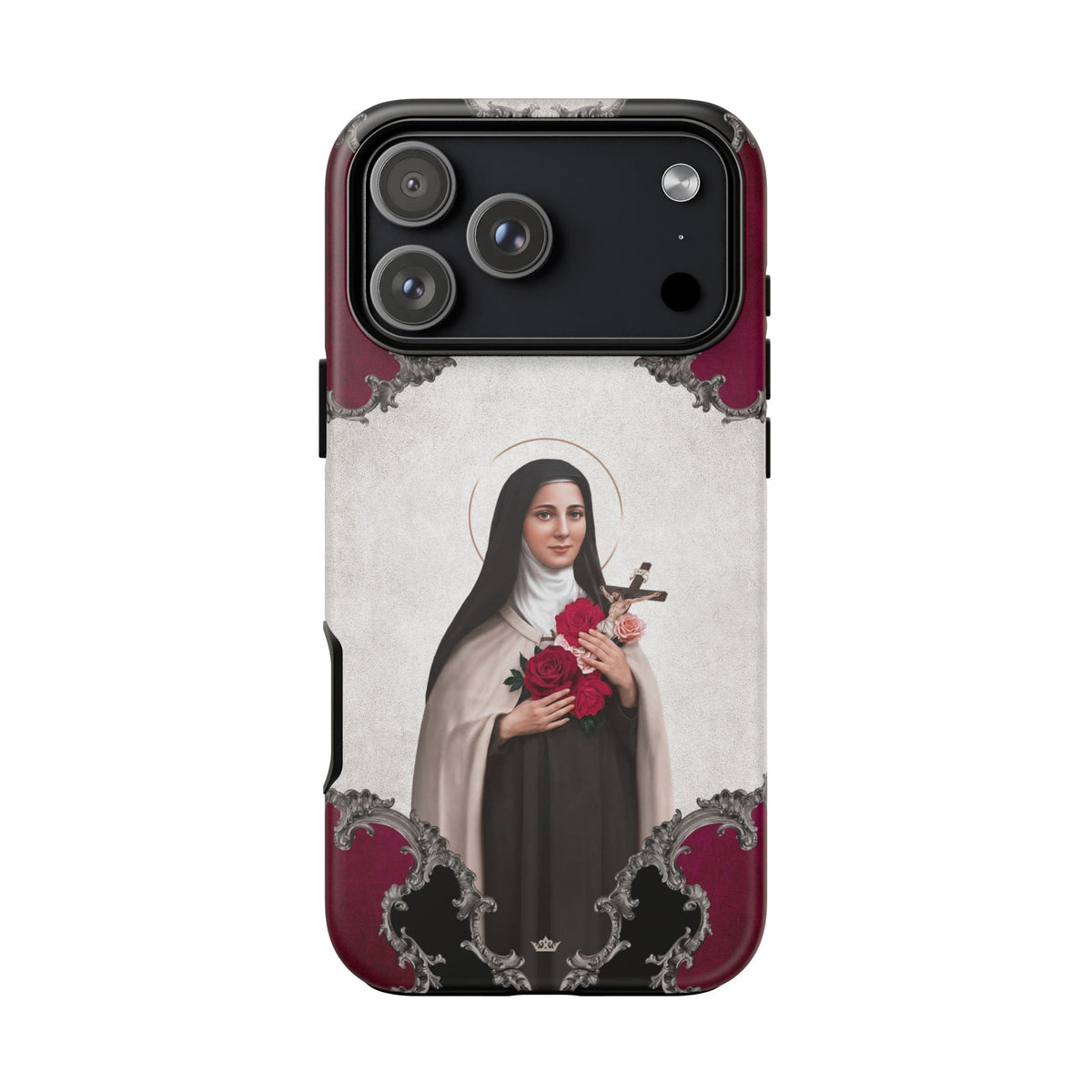St. Therese of Lisieux Hard Phone Case (Baroque) Copyright VENXARA