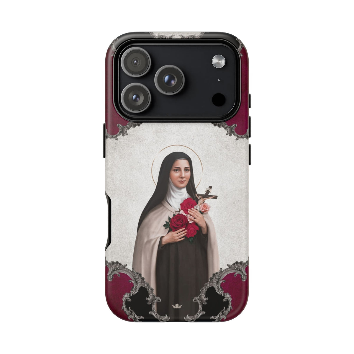 St. Therese of Lisieux Hard Phone Case (Baroque) Copyright VENXARA