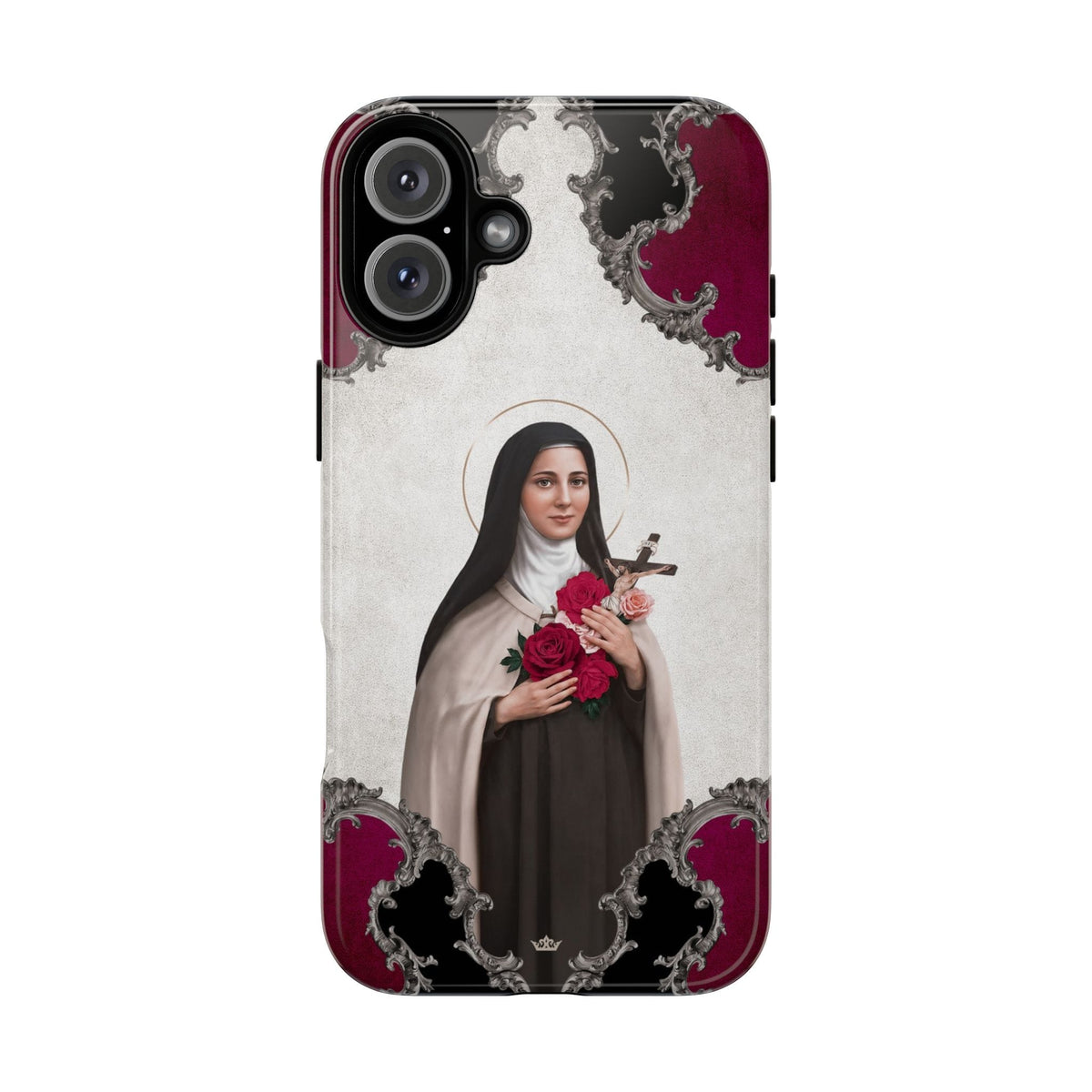 St. Therese of Lisieux Hard Phone Case (Baroque) Copyright VENXARA