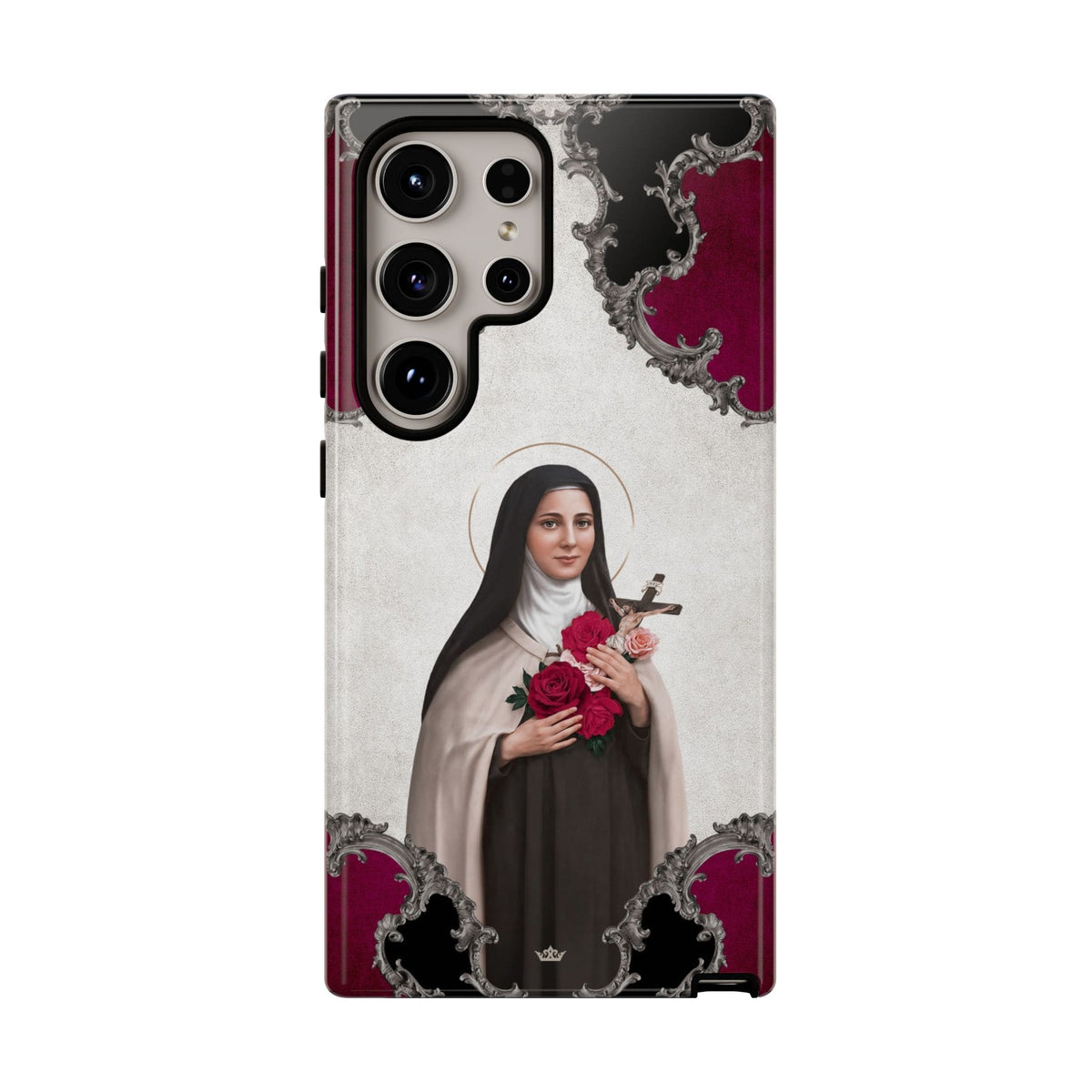 St. Therese of Lisieux Hard Phone Case (Baroque) Copyright VENXARA