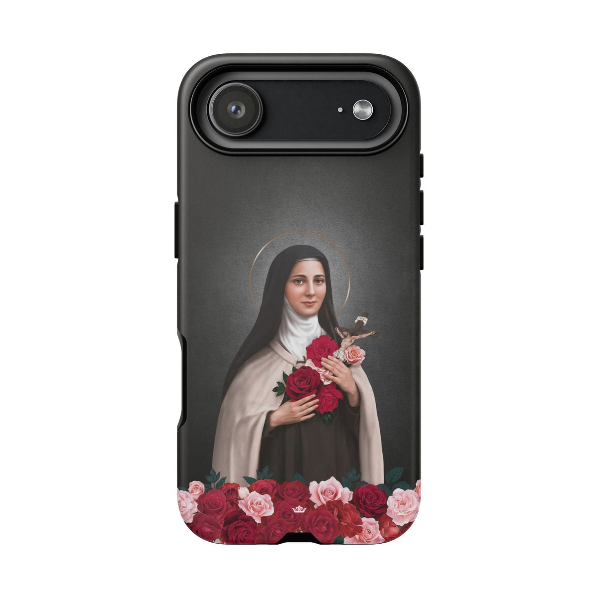 St. Therese of Lisieux Hard Phone Case (Dark) Copyright VENXARA