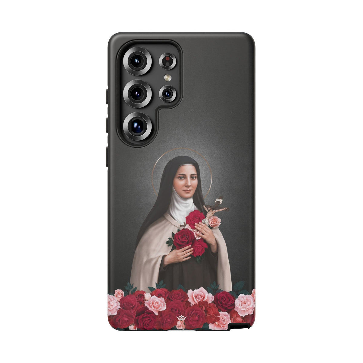St. Therese of Lisieux Hard Phone Case (Dark) Copyright VENXARA