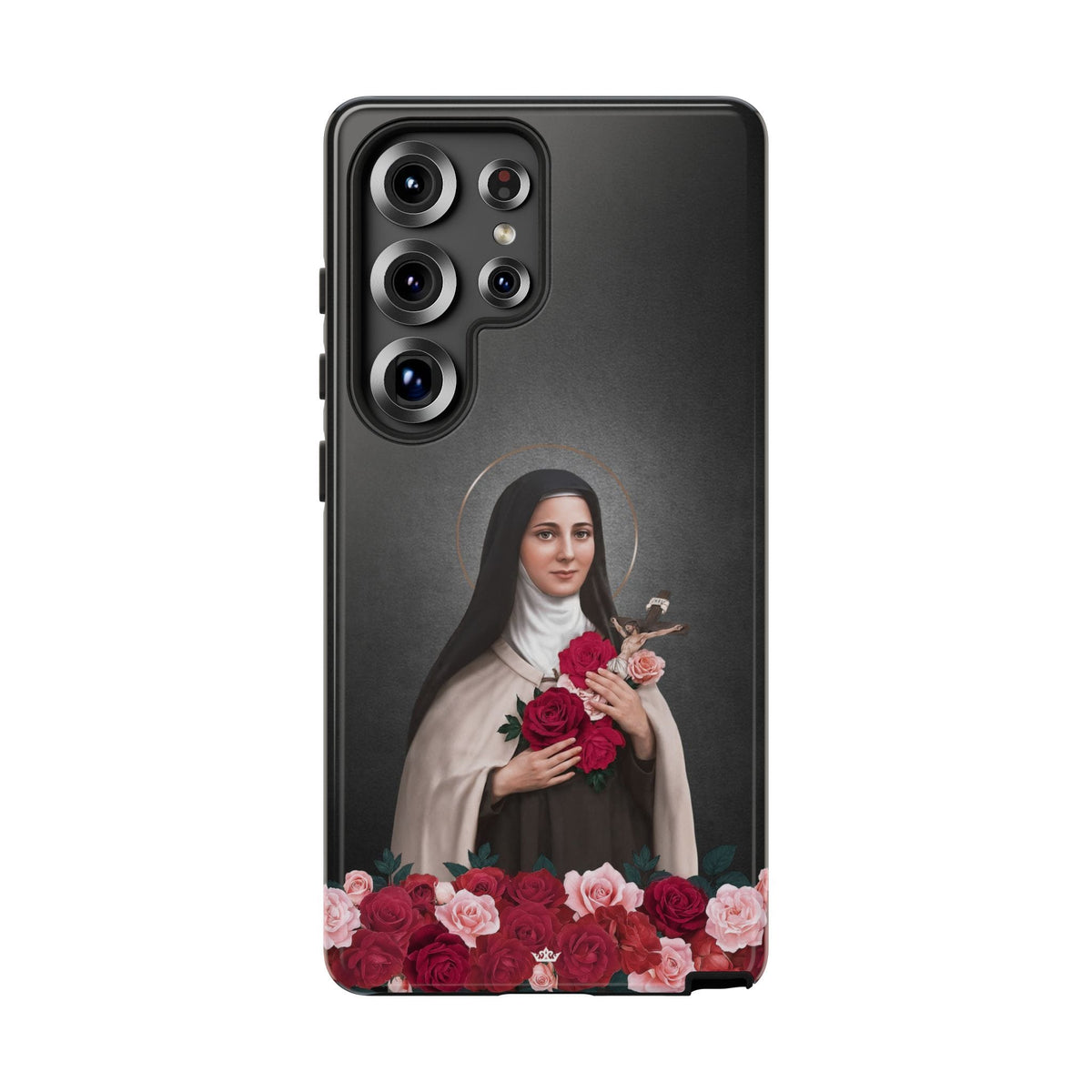 St. Therese of Lisieux Hard Phone Case (Dark) Copyright VENXARA