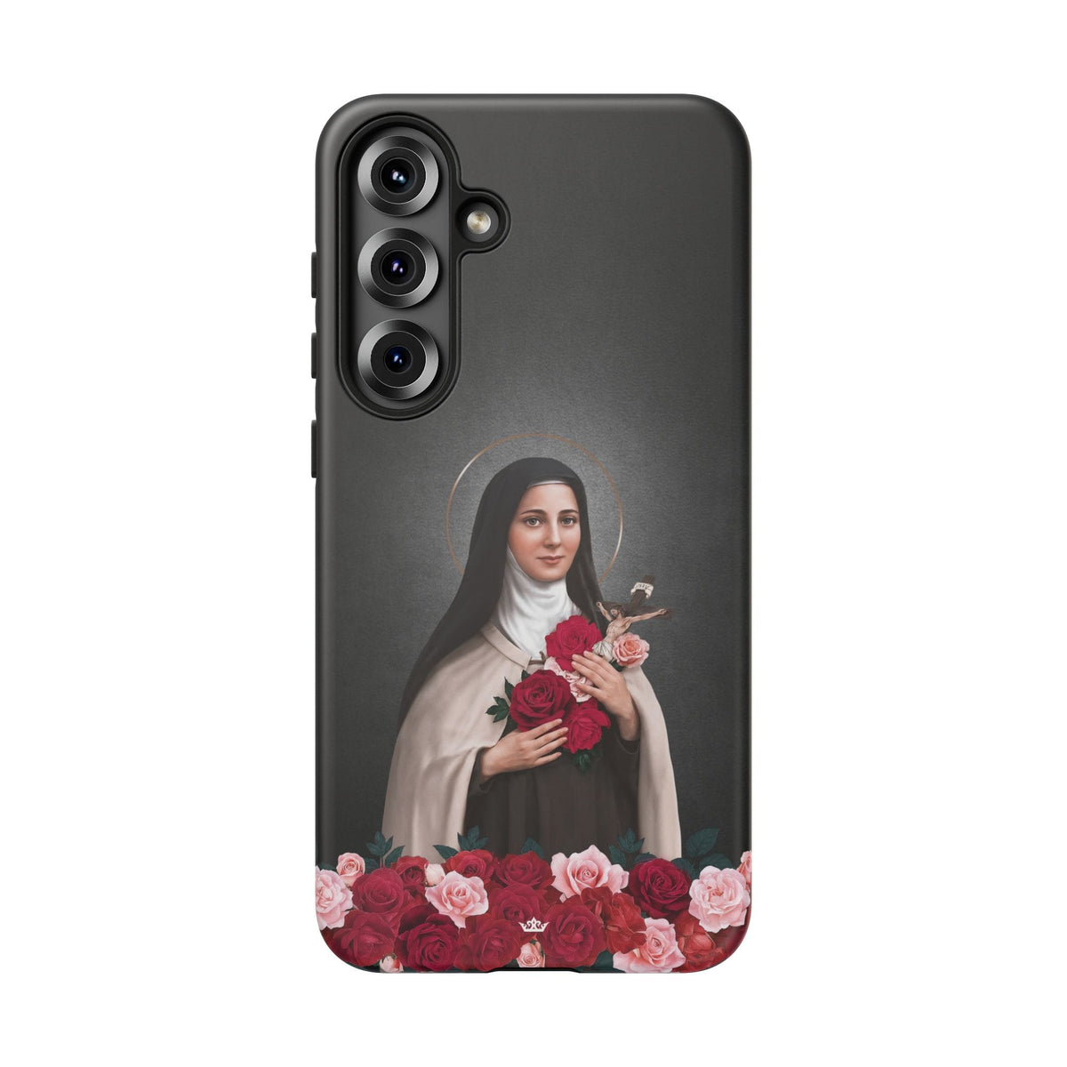 St. Therese of Lisieux Hard Phone Case (Dark) Copyright VENXARA