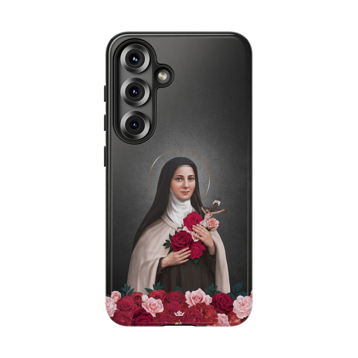 St. Therese of Lisieux Hard Phone Case (Dark) Copyright VENXARA