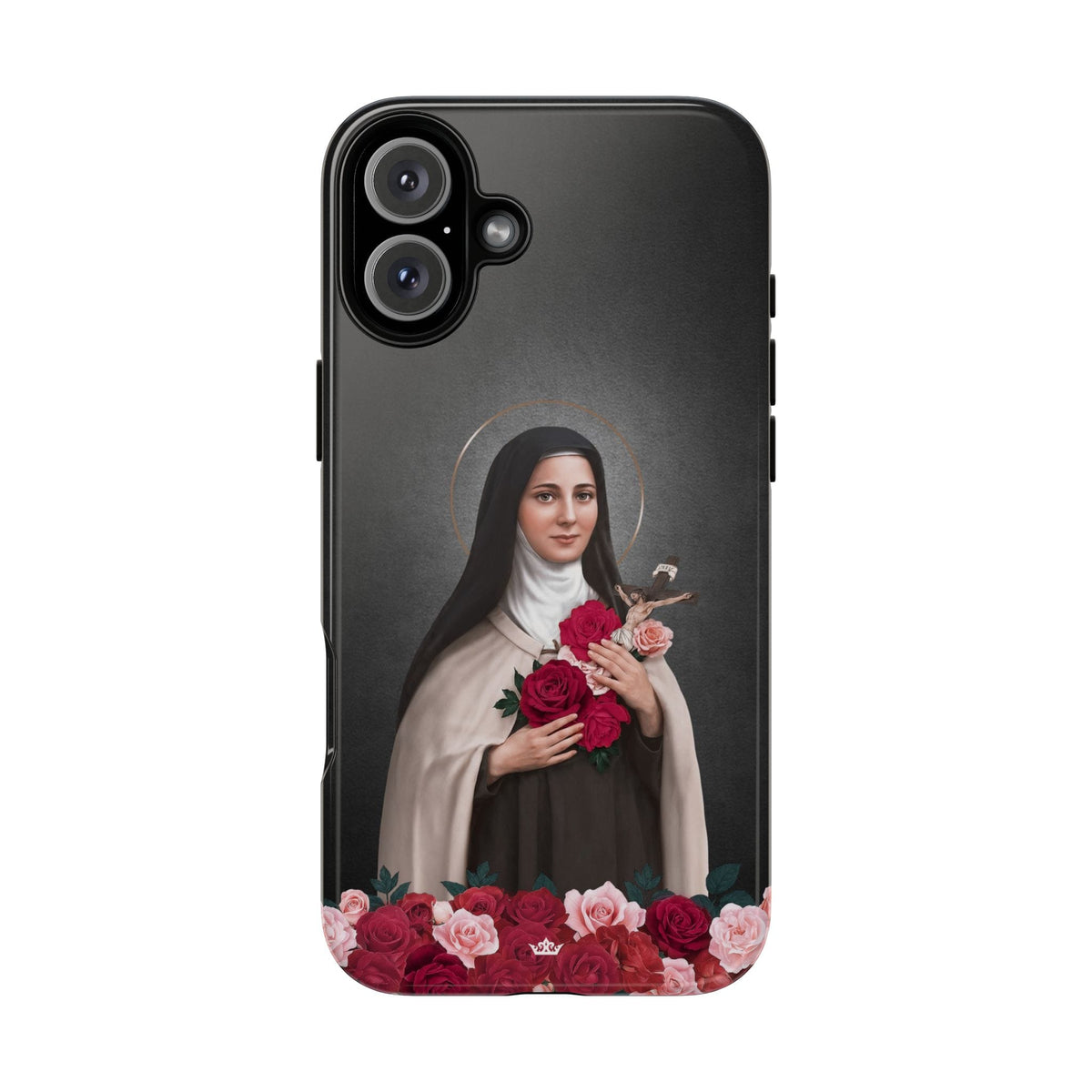 St. Therese of Lisieux Hard Phone Case (Dark) Copyright VENXARA