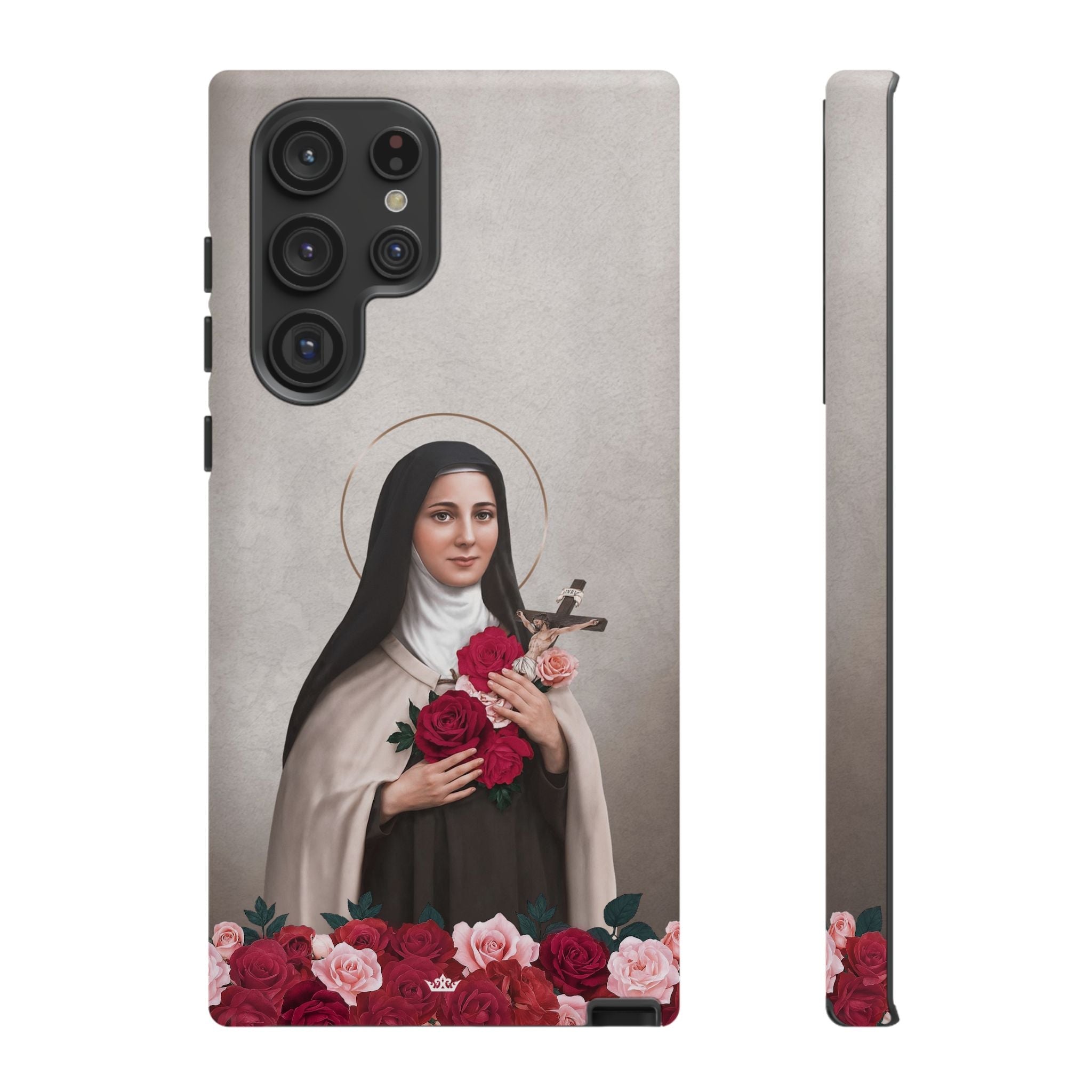 St. Therese of Lisieux Hard Phone Case (Light) - VENXARA