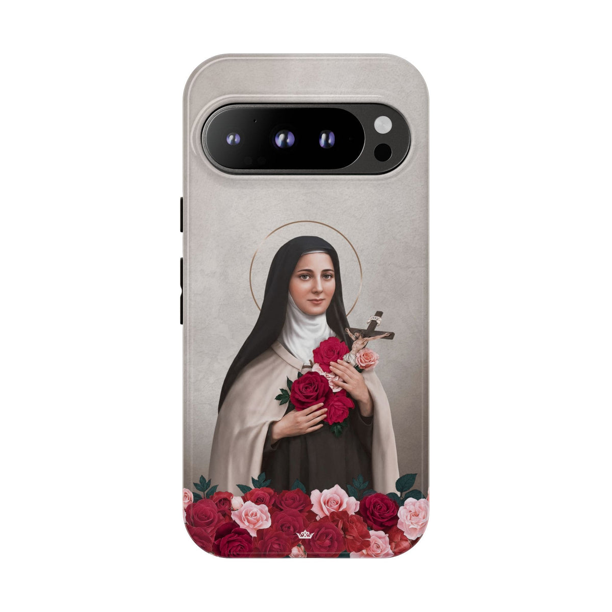 St. Therese of Lisieux Hard Phone Case (Light) Copyright VENXARA
