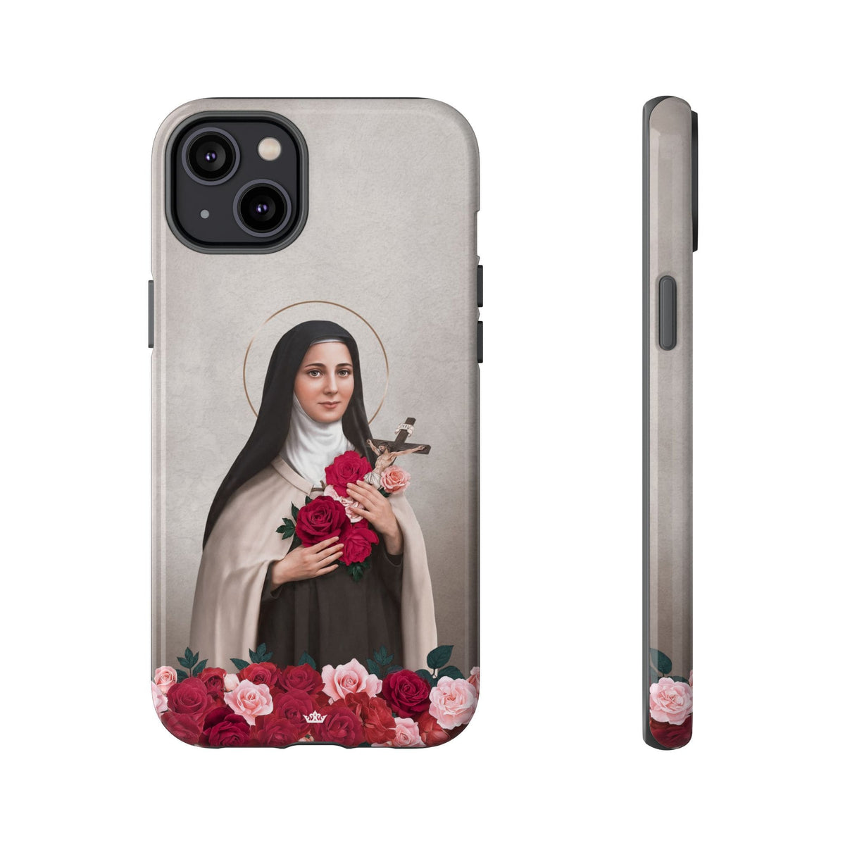 St. Therese of Lisieux Hard Phone Case (Light) Copyright VENXARA