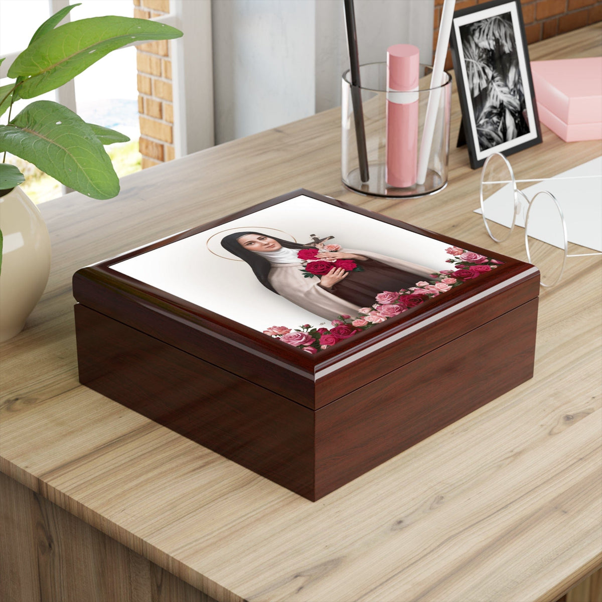 St. Therese of Lisieux Keepsake Box Copyright VENXARA