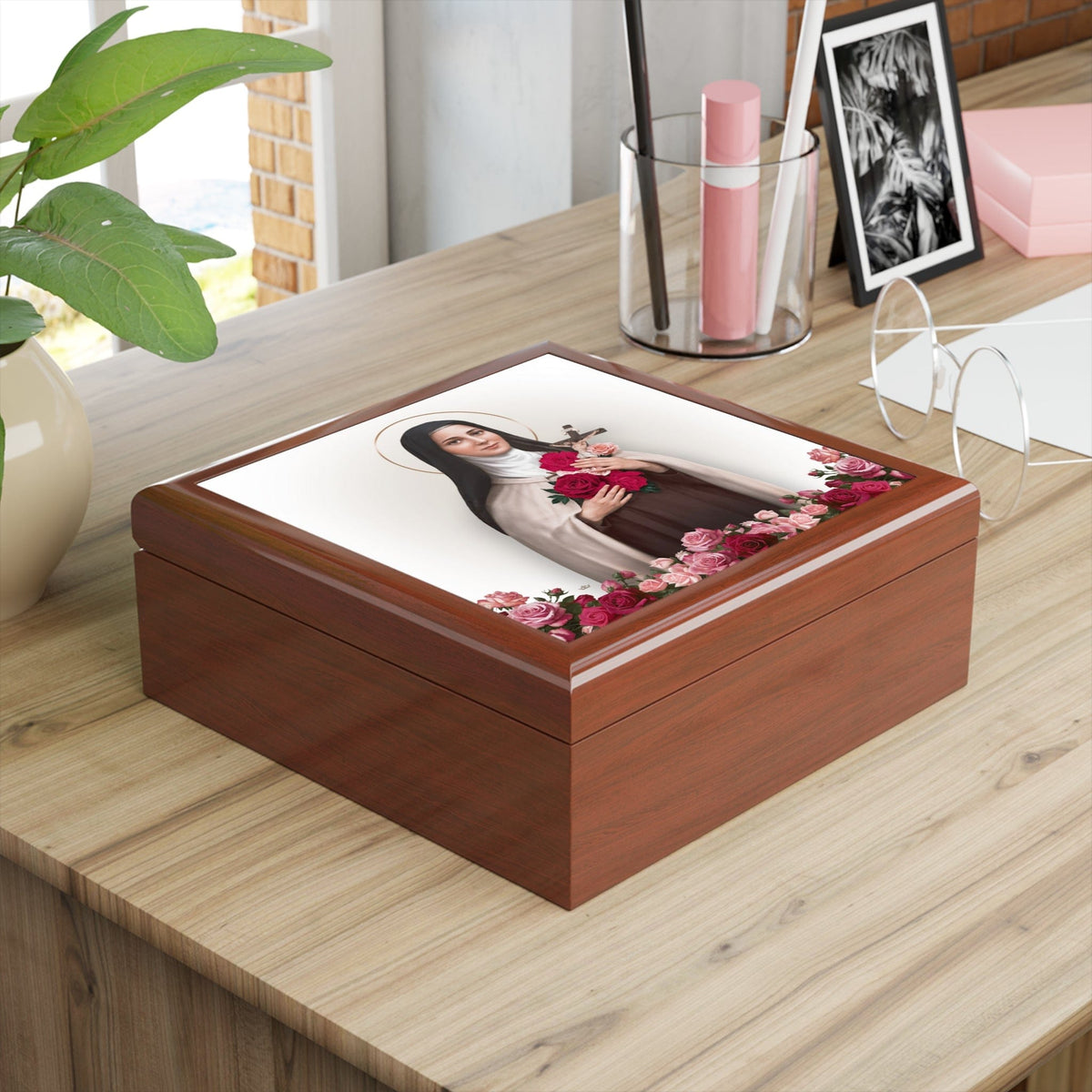 St. Therese of Lisieux Keepsake Box Copyright VENXARA