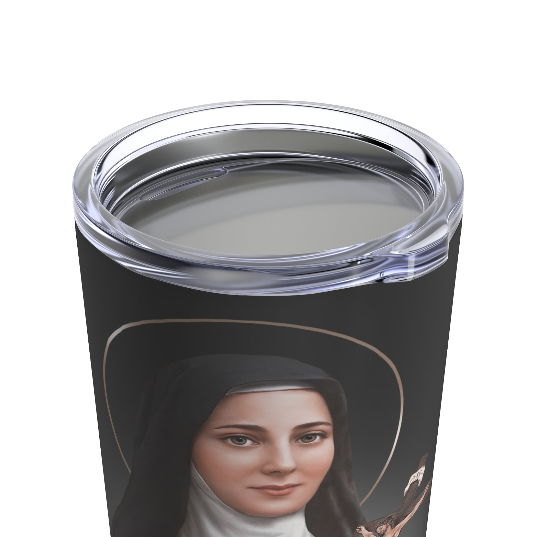 St. Therese of Lisieux Lord's Prayer Tumbler 20 oz. (Ash) - VENXARA®