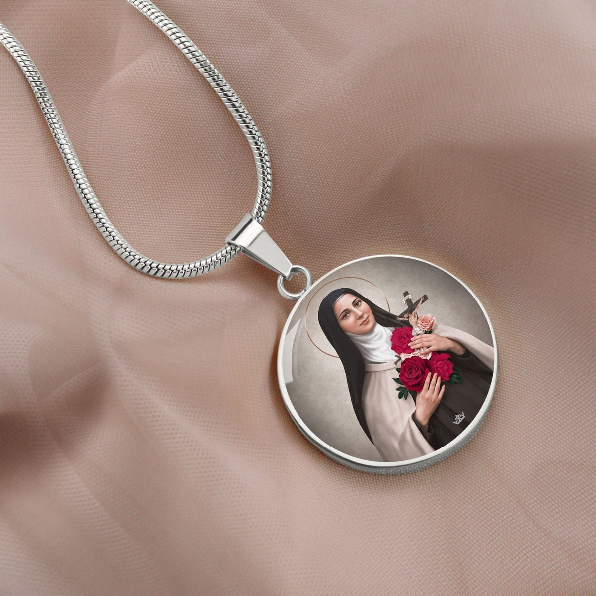 St. Therese of Lisieux Pendant Necklace Copyright VENXARA