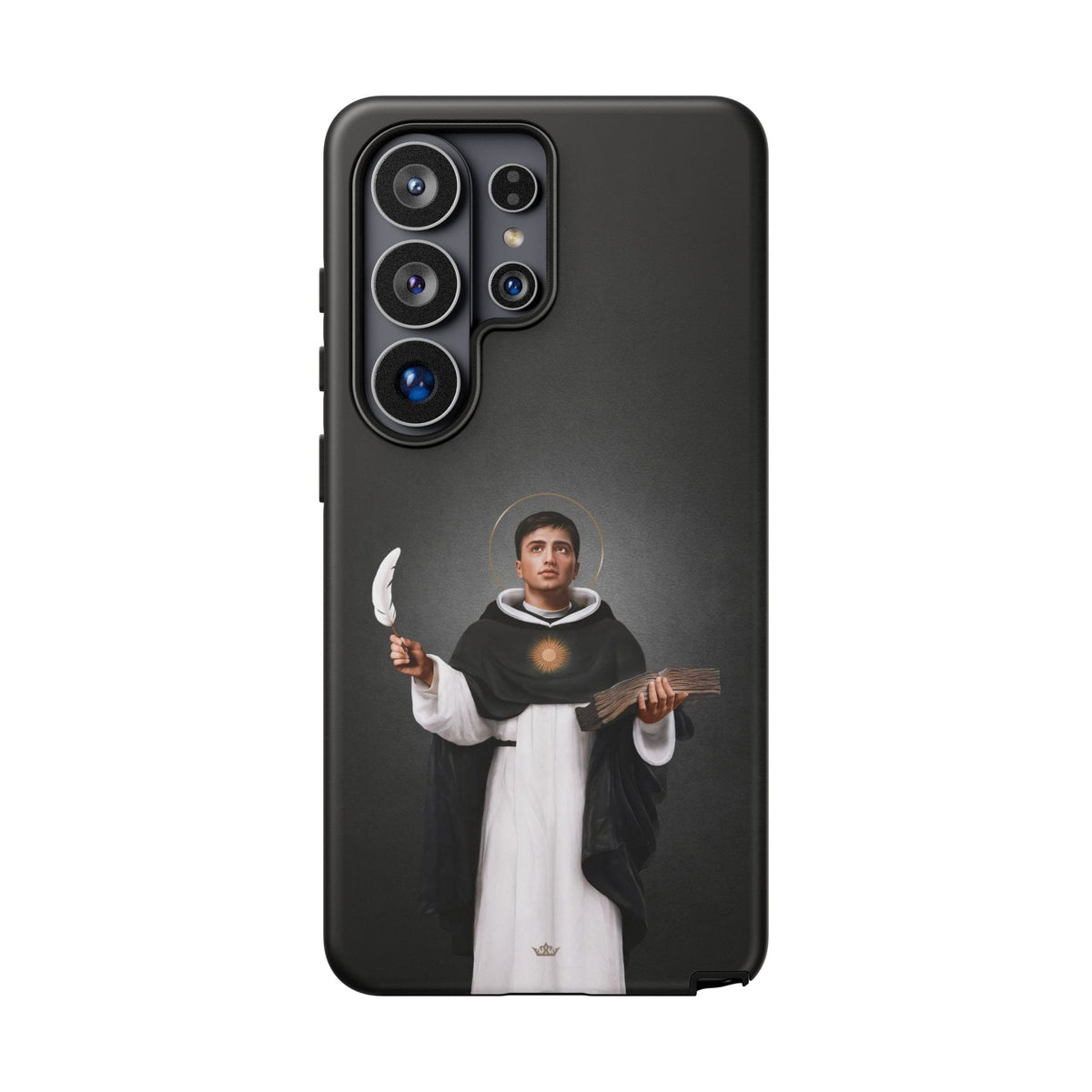 St. Thomas Aquinas Hard Phone Case (Dark) Copyright VENXARA