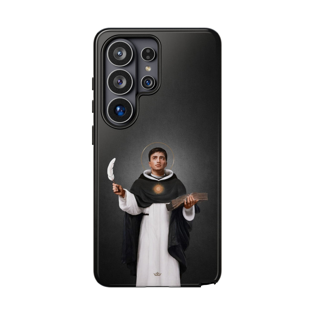 St. Thomas Aquinas Hard Phone Case (Dark) Copyright VENXARA