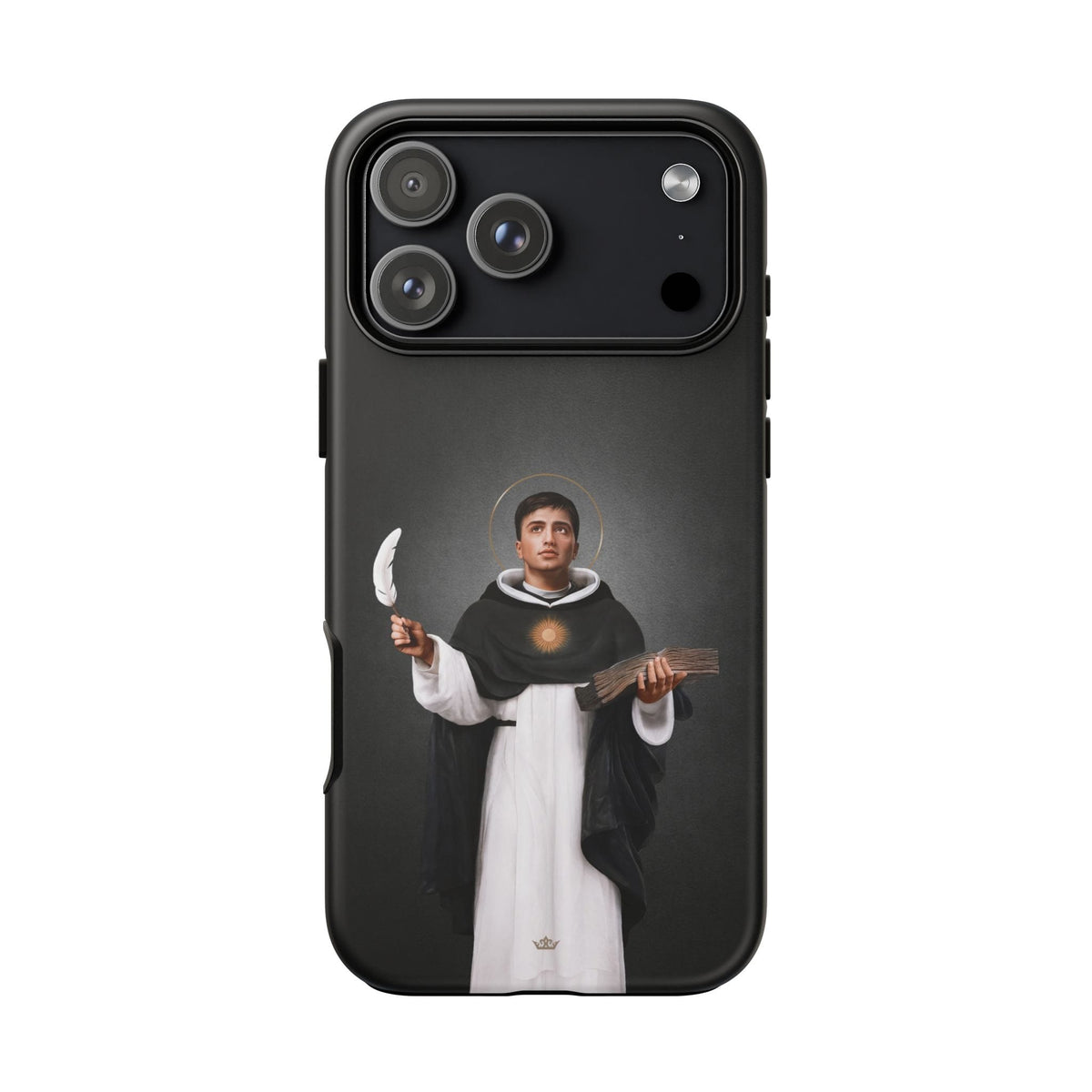 St. Thomas Aquinas Hard Phone Case (Dark) Copyright VENXARA