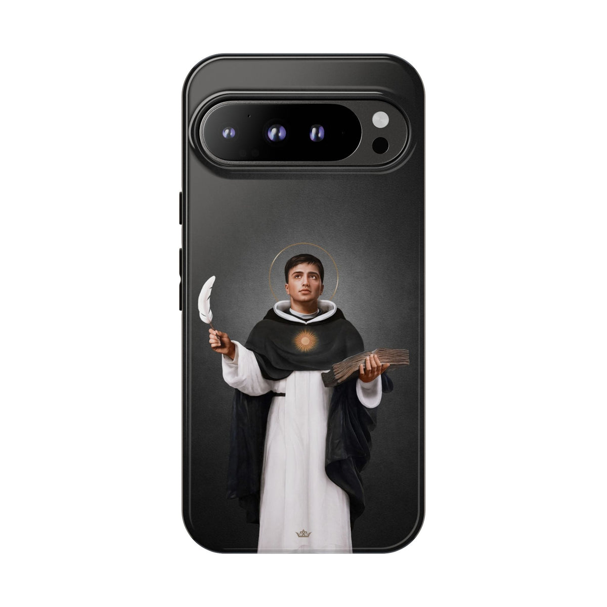 St. Thomas Aquinas Hard Phone Case (Dark) Copyright VENXARA