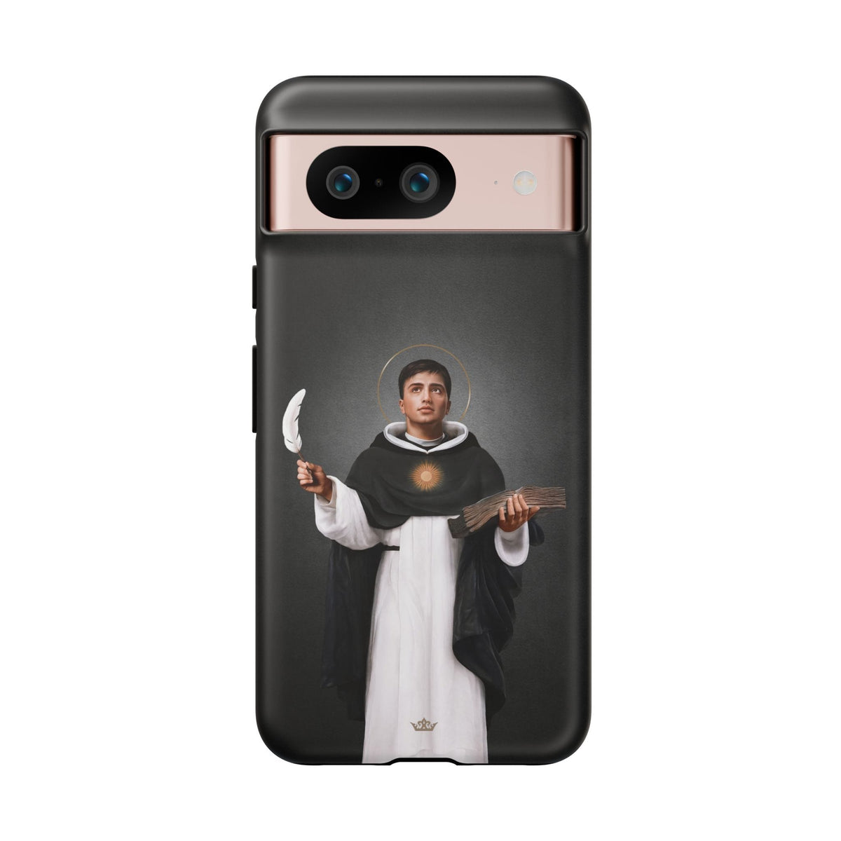 St. Thomas Aquinas Hard Phone Case (Dark) Copyright VENXARA