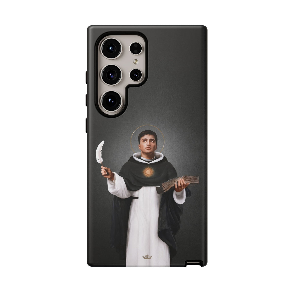 St. Thomas Aquinas Hard Phone Case (Dark) Copyright VENXARA