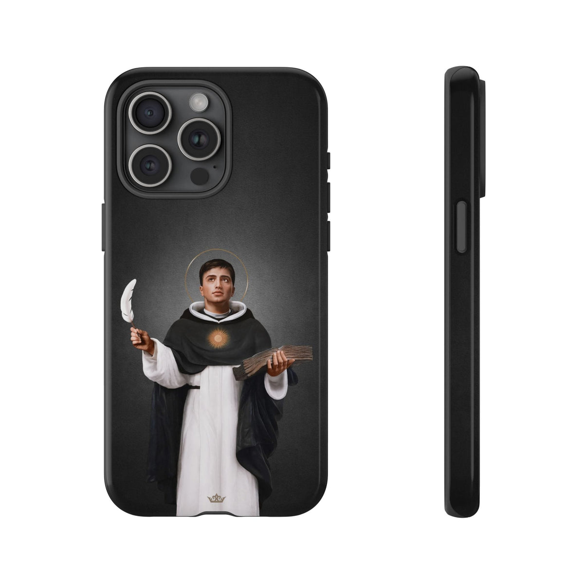 St. Thomas Aquinas Hard Phone Case (Dark) Copyright VENXARA