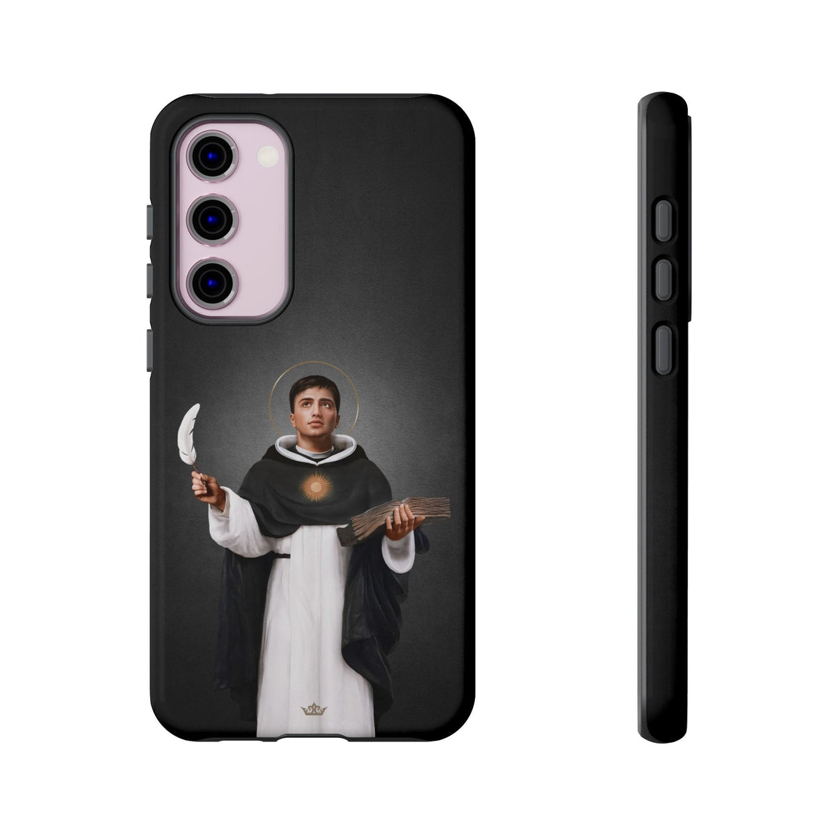 St. Thomas Aquinas Hard Phone Case (Dark) Copyright VENXARA