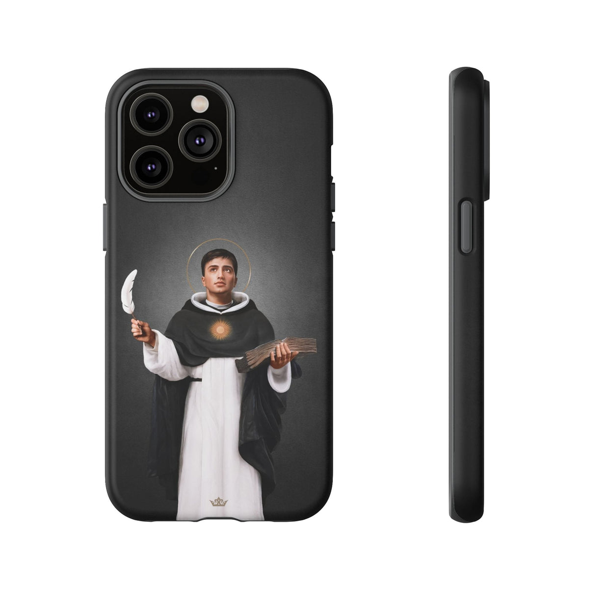 St. Thomas Aquinas Hard Phone Case (Dark) Copyright VENXARA