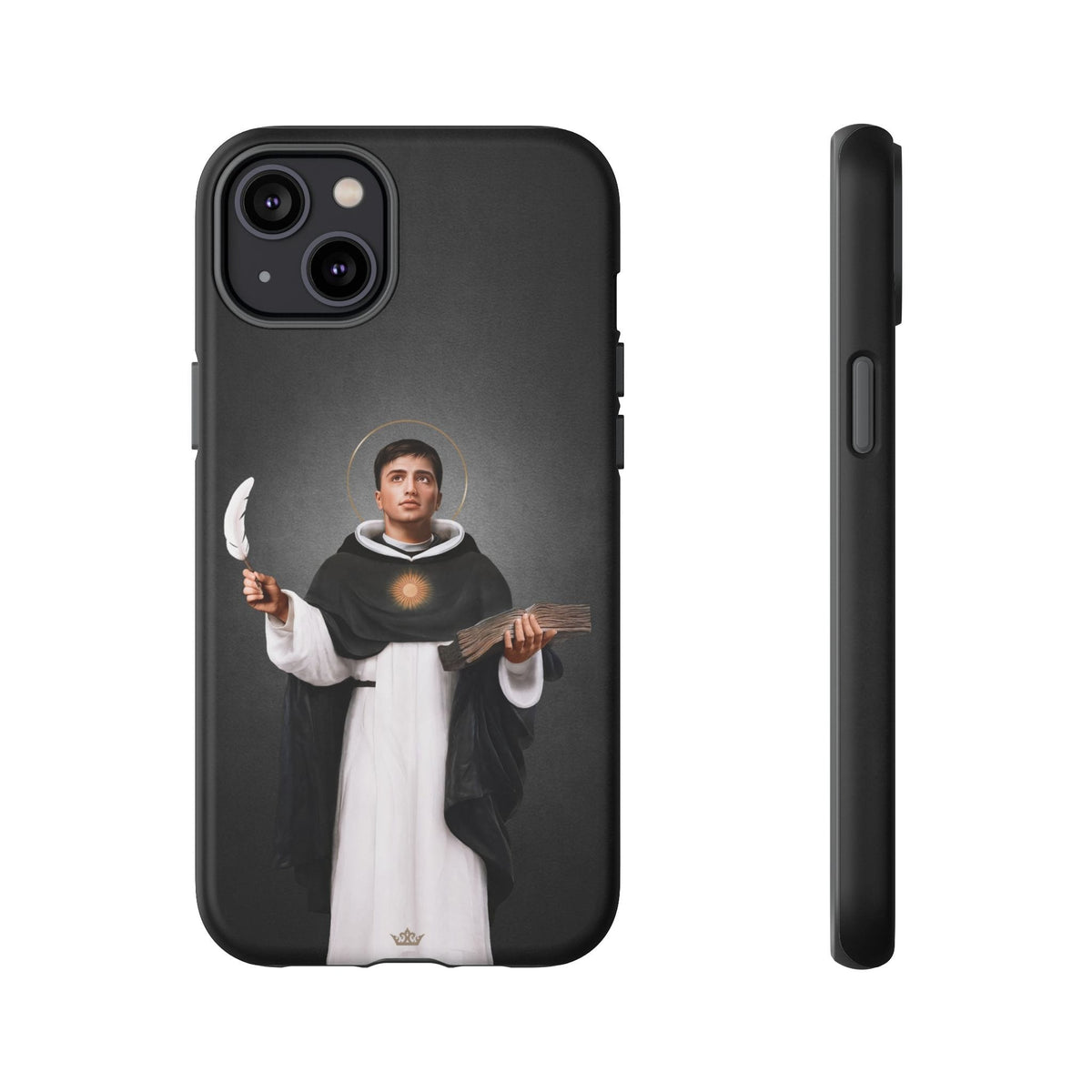 St. Thomas Aquinas Hard Phone Case (Dark) Copyright VENXARA