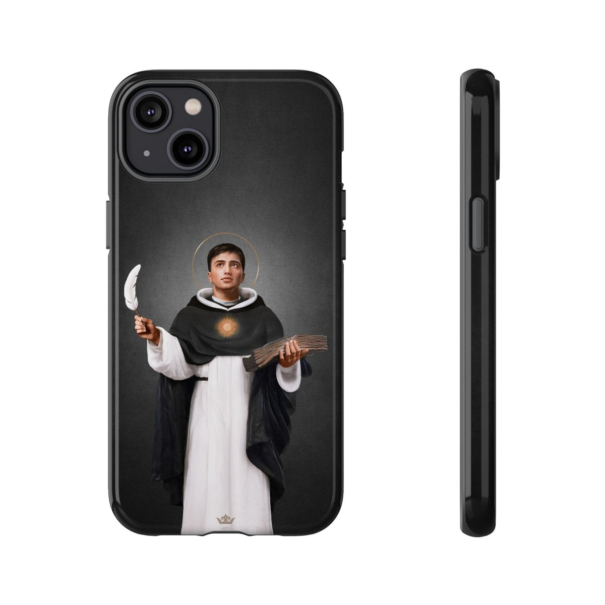 St. Thomas Aquinas Hard Phone Case (Dark) Copyright VENXARA