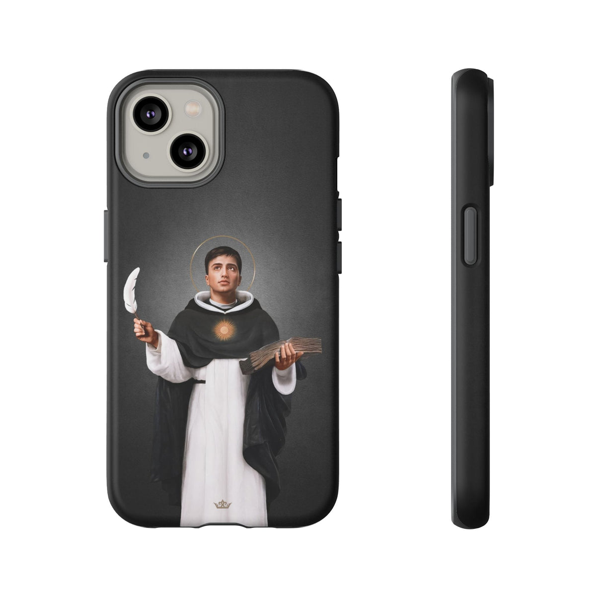 St. Thomas Aquinas Hard Phone Case (Dark) Copyright VENXARA