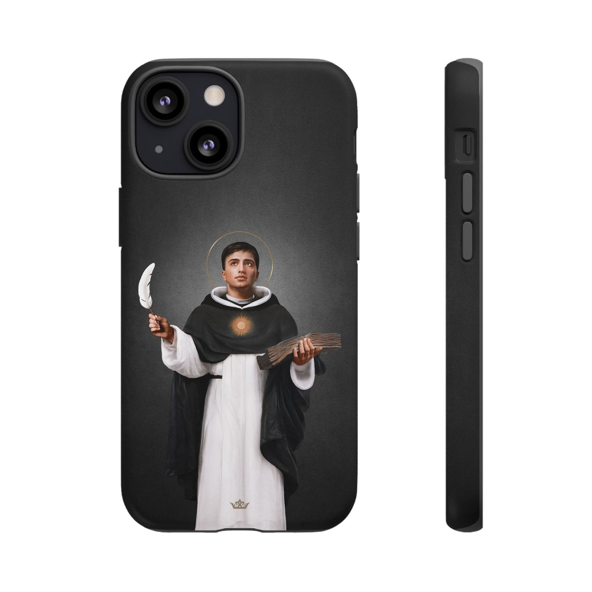 St. Thomas Aquinas Hard Phone Case (Dark) Copyright VENXARA