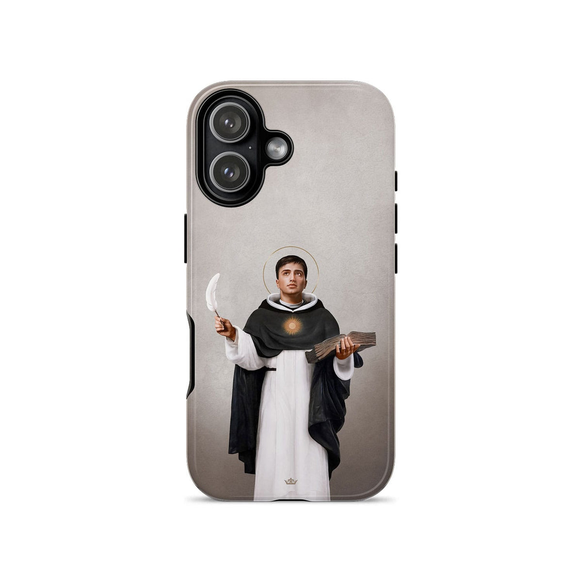 St. Thomas Aquinas Hard Phone Case (Light) Copyright VENXARA