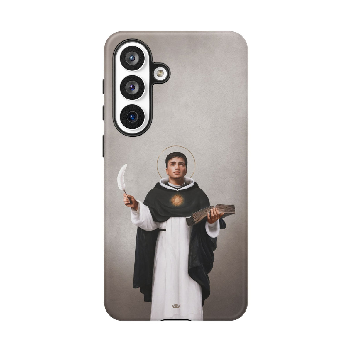 St. Thomas Aquinas Hard Phone Case (Light) Copyright VENXARA