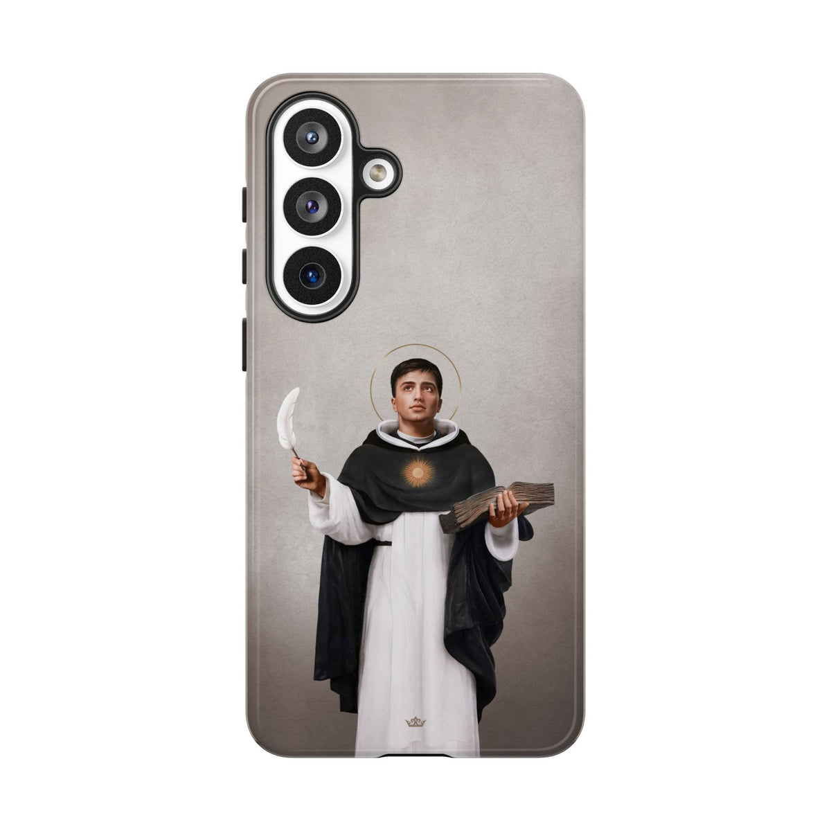 St. Thomas Aquinas Hard Phone Case (Light) Copyright VENXARA