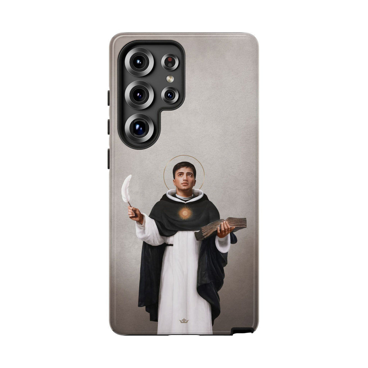 St. Thomas Aquinas Hard Phone Case (Light) Copyright VENXARA
