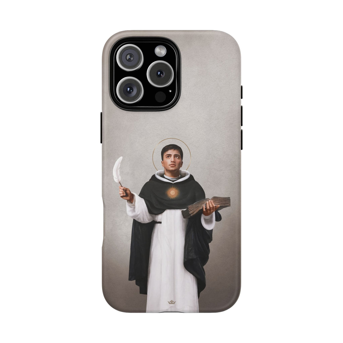 St. Thomas Aquinas Hard Phone Case (Light) Copyright VENXARA