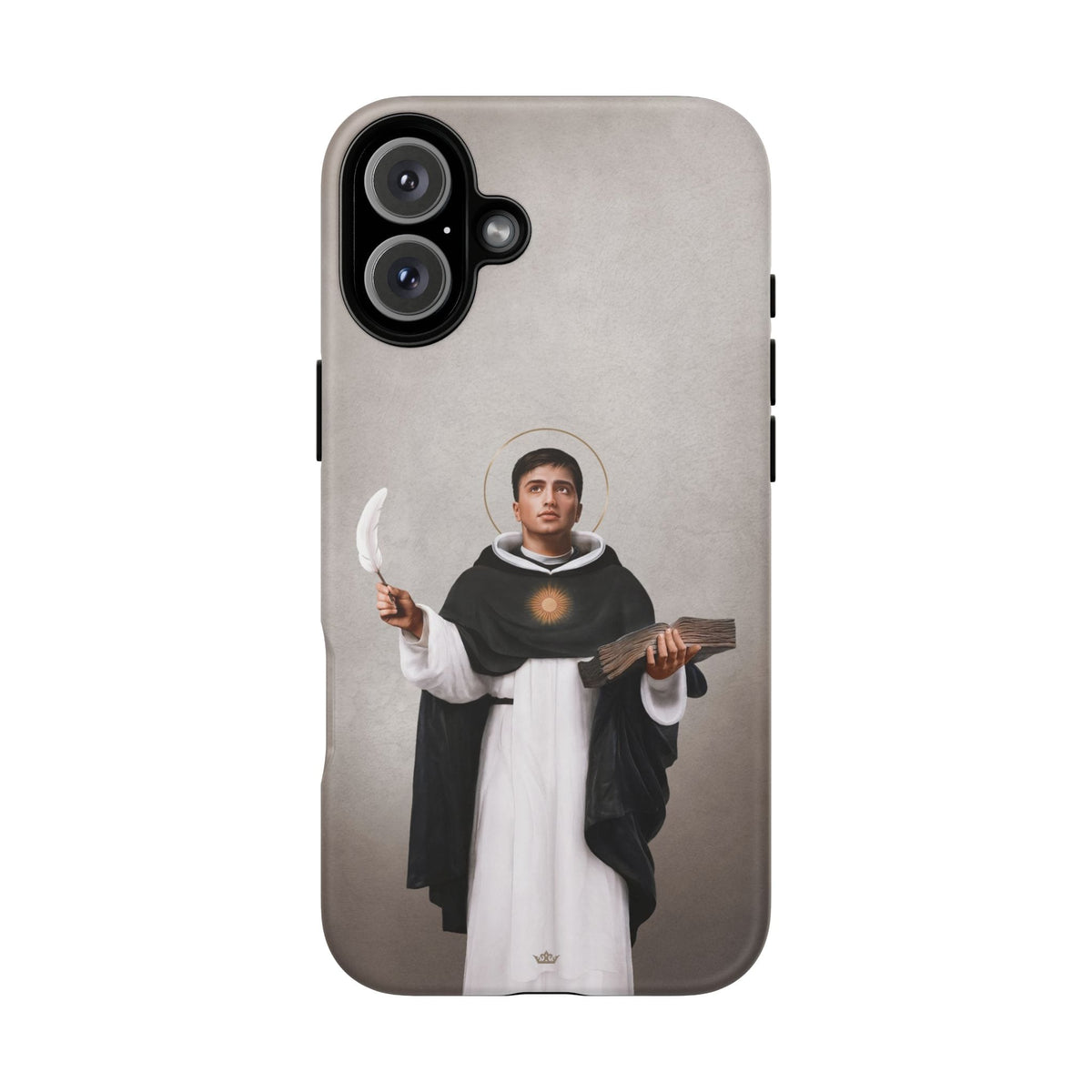 St. Thomas Aquinas Hard Phone Case (Light) Copyright VENXARA