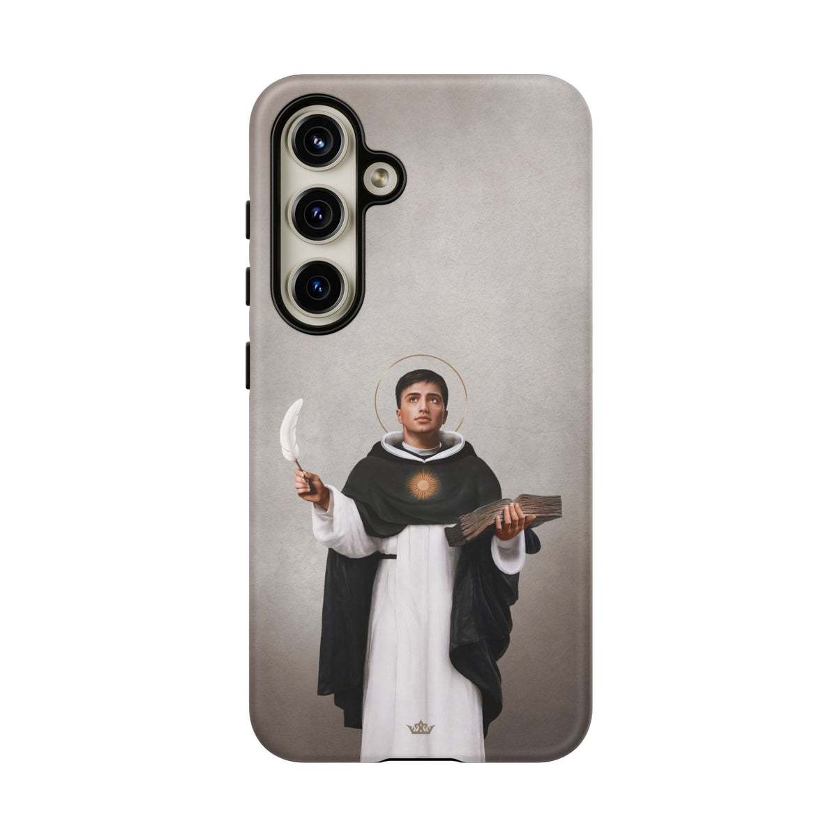 St. Thomas Aquinas Hard Phone Case (Light) Copyright VENXARA